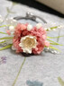 森系婚禮永生花戒指成品花朵對戒手工制作干花浪漫ins風(fēng)復(fù)古玫瑰 金蕊凝香【粉】-女款 成品+禮盒 均碼 曬單實(shí)拍圖