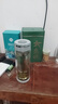 胖東來水晶水杯雙層車載玻璃杯茶杯大容量便攜加厚透明隔熱杯子男士水杯 400ML【菱形水晶蓋】可定制 曬單實拍圖