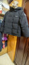 波司登（BOSIDENG）冬季羽绒服女经典加厚百搭休闲宽松连帽保暖90绒外套B20145112E 黑色8056 155/80A 实拍图