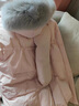 TKSY2025新款狐貍毛領(lǐng)90白鵝絨羽絨服女長款收腰小眾時尚加厚寬松外套 淺粉色 XS 80-99斤 曬單實(shí)拍圖