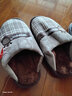 路路佳男士棉拖鞋女冬季家用保暖情侶家居防滑厚底拖鞋女冬 5119灰色 48-49 曬單實(shí)拍圖