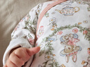歐孕（OUYUN）嬰兒衣服新生兒連體衣春秋冬季蝴蝶衣滿(mǎn)月爬服 倉鼠+花墻 66cm 曬單實(shí)拍圖