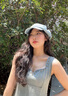 槿城牛仔貝雷帽女大頭圍云朵帽韓版百搭復(fù)古潮畫家帽顯臉小八角帽M212 淺藍(lán)色 均碼 曬單實(shí)拍圖