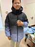 ASK JUNIOR防水兒童羽絨服男童冬加厚保暖親子滑雪服青少年 藍(lán)色 180 曬單實(shí)拍圖