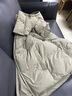 蕉內熱皮5系女士羽絨服短款抗靜電防潑水輕薄700+蓬松情侶外套秋冬季 海藻綠 L 曬單實(shí)拍圖
