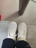 李寧紅糖丨26馬年休閑鞋女鞋通勤老爹鞋減震厚底鞋增高潮流百搭運動(dòng)鞋 紅糖大logo云霧白(128款)-1 36 曬單實(shí)拍圖