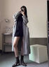 緋垚棕色短靴女高跟新款粗跟法式小踝靴后拉鏈彈力方頭瘦瘦靴 法式英倫風(fēng)短筒女靴7CM 36碼 曬單實(shí)拍圖