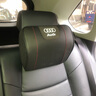 適用于奧迪a6l汽車(chē)頭枕q7車(chē)載a3靠枕q5護頸枕a8l記憶棉腰靠a4用品 頭枕 黑色奧迪一個(gè) 曬單實(shí)拍圖
