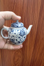 鐘家窯鐘家窯陶瓷茶壺景德鎮手繪纏枝花紋柴窯青花家用小單壺功夫泡茶壺 曬單實(shí)拍圖