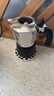 比樂(lè )蒂（Bialetti）【官方正品】摩卡壺 雙閥高壓手沖咖啡壺意式濃縮手動(dòng)咖啡機送禮 2杯份+2.0電陶爐(雅白色) 100ml 曬單實(shí)拍圖