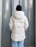 波司登25年鵝絨冬羽絨服泡芙女士寬松短款泡芙加厚脫卸帽立領(lǐng)外套 曬單實(shí)拍圖