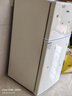 長(cháng)城（GREAT WALL FRIDGE）復古冰箱家用迷你小冰箱小型冷凍冷藏保鮮宿舍出租房辦公室節能省電雙開(kāi)門(mén)電冰箱 月光白108L【一級能效 全國聯(lián)?！?曬單實(shí)拍圖