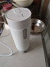 飛利浦（PHILIPS）燒水杯便捷式屏顯玻璃養(yǎng)生杯電熱水杯居家旅行專用保溫杯支持定制 【升級(jí)版-316內(nèi)膽】初雪白400ml 曬單實(shí)拍圖