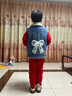 G.DUCKKIDS小黃鴨高檔新款兒童秋冬加絨加厚牛仔馬甲男女寶寶保暖坎肩外套背 官方旗艦白花立體蝴蝶結白絨(加絨馬甲) 官方旗艦130建議身高125-130厘米 均碼 曬單實(shí)拍圖