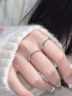 紀(jì)詩(shī)哲（GIEVSZHE）熔巖之戀情侶戒指對(duì)戒活口生日周年求訂婚紀(jì)念表白生日禮物送女友 熔巖之戀情侶戒指【命運(yùn)之戀】 曬單實(shí)拍圖