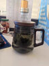 慕馨（moosen）茶杯茶水分離杯玻璃泡茶杯辦公室加厚過(guò)濾耐高溫喝水杯男士 梯形款 680ml 曬單實(shí)拍圖