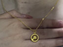 中國(guó)黃金（CHINA GOLD）足金虎喵爪可愛(ài)黃金吊墜不含鏈送女朋友老婆生日七夕情人節(jié)禮物 單吊墜凈金重約1.3g 曬單實(shí)拍圖