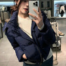 詩丹蕊冬季新款超好看韓系甜美棉衣2025新復(fù)古羽棉襖絨棉服女小個子外套 藏藍(lán)色 均碼 【可備注碼數(shù)】 曬單實(shí)拍圖