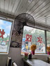 志高（CHIGO）工業(yè)風(fēng)扇掛壁扇強(qiáng)力除甲醛立式臺(tái)式升降大風(fēng)力落地扇牛角風(fēng)扇大功率循環(huán)扇工廠墻壁式豪華款電風(fēng)扇 FS-50豪華款壁扇【機(jī)械搖頭】紅鋁鎂葉 自扣網(wǎng) 曬單實(shí)拍圖