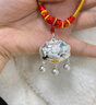 中國黃金（CHINA GOLD）蛇年本命年足銀平安鎖項鏈寶寶款吉祥銀鎖長(cháng)命鎖嬰兒滿(mǎn)月周歲禮物 蛇寶寶吉祥平安鎖【京速達】 曬單實(shí)拍圖