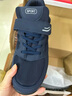 足力健艾爸爸秋冬寬腳中老年人爸媽鞋輕便防滑休閑運動(dòng)健步鞋(送襪子) 男款深藍 42 曬單實(shí)拍圖