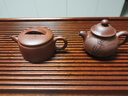 藏壺天下【晨光窯·造】宜興紫砂壺 黃龍山原礦底槽清 小品潘壺 手工制作 潘壺 80ml 曬單實拍圖