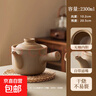 老式中藥砂鍋熬中藥專(zhuān)用鍋煎藥壺藥罐家用專(zhuān)門(mén)煮藥的瓦罐藥煲煎鍋 【原陶無(wú)釉】 2.3L 曬單實(shí)拍圖