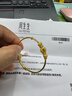 周生生黃金手鐲 足金嬰兒寶寶周歲禮物滿(mǎn)月送禮31484K 計價(jià)5.35克 曬單實(shí)拍圖