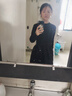 皮爾卡丹（pierre cardin）黑色連衣裙女2025秋冬時(shí)髦長(cháng)袖時(shí)尚收腰顯瘦氣質(zhì)假兩件a字蓬蓬裙 黑色 L 曬單實(shí)拍圖