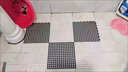 灌湘鳥(niǎo)浴室防滑墊大面積淋浴防水地墊洗澡防摔衛生間廁所厚腳墊浴室配件 混色【白色+深灰色】 30厘米x30厘米【8片裝】滿(mǎn)鋪防滑滑更好 曬單實(shí)拍圖