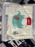 貝博氏babybox兒童吸汗巾嬰兒寶寶小孩幼兒園純棉汗巾 3條裝 -恐龍系列 【4層紗布】 小號S碼（建議0-2歲） 曬單實(shí)拍圖