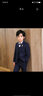 溫格奧 兒童禮服男童西服套裝花童西裝主持人服裝兒童節表演服演出服 外套+馬甲+褲子+領(lǐng)結+胸針 150cm建議體重58-68斤 曬單實(shí)拍圖