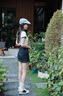 ASH女鞋2024秋季新款BLAKE真皮休閑鞋潮流拼色單鞋女內(nèi)增高厚底板鞋 白色/黑色 36 曬單實(shí)拍圖