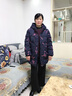 俞兆林媽媽裝冬裝棉襖外套中長(cháng)款羽絨服女老年人加厚棉衣服奶奶大碼棉服 QL-20889 藏青色【棉襖】 XL 【建議105-120斤左右】 曬單實(shí)拍圖