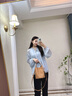 MK女包輕奢包包女包時(shí)尚水桶包單肩斜挎包女士手提包送女友生日禮物 餅干色 曬單實(shí)拍圖