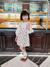 G.DUCKKIDS女童連衣裙秋裝2025新款洋氣兒童公主裙背帶套裝周歲寶寶禮服秋季 咖啡色小熊兩件套#2[春秋新款] 90碼(1-2歲) 均碼 曬單實(shí)拍圖