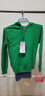 羅蒙（ROMON）高檔品牌新款帽領(lǐng)開(kāi)衫女拉鏈帽衫寬松連帽外搭毛衣女針織衫外套 高檔品牌綠色 2XL 建議125-135斤 曬單實(shí)拍圖