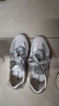 ZHR德訓鞋女運動(dòng)拼接緞面女鞋厚底透氣時(shí)尚休閑鞋女 GR09 銀色 39 曬單實(shí)拍圖