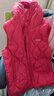 雪中飛兒童羽絨服輕薄外套馬甲男童女童冬季洋氣保暖秋冬童裝中國紅170 曬單實(shí)拍圖