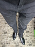 真維斯（Jeanswest）牛仔褲男修身小腳男褲春秋季新款韓版潮流彈力百搭男士長(cháng)褲子 902黑色 加絨 30 碼 曬單實(shí)拍圖