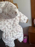 G.DUCKKIDS嬰兒羽絨服冬裝加厚白鴨絨新生兒外出服抱衣滿(mǎn)月女寶寶保暖連體衣 圖片色 羽絨服 90 (S) 9到16個(gè)月《8到12公斤》 曬單實(shí)拍圖