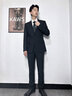 KLFASJNG2000西裝定制男士量身定做高端羊毛西服套裝私人訂做結婚工作休閑正裝 顏色另選 量身定做 曬單實(shí)拍圖