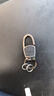中邦（JOBON）高檔汽車(chē)鑰匙扣男士腰掛個(gè)性創(chuàng  )意簡(jiǎn)約定制刻字鑰匙鏈圈環(huán)掛件禮品 黑鎳色 曬單實(shí)拍圖