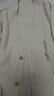 無印良品 MUJI 男式 美利奴羊毛 纜繩花紋 V領(lǐng)開衫 長袖針織衫 AA0PKA3A 原色 XL (180/104A) 曬單實拍圖