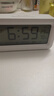 得力（deli）兒童節禮物充電電子鬧鐘背光家用學(xué)生兒童溫濕度計床頭鐘開(kāi)學(xué)升學(xué)必備白 LE103A開(kāi)學(xué)必備禮物 曬單實(shí)拍圖