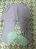 李寧（LI-NING）兒童泳衣女童長(cháng)袖防曬分體專(zhuān)業(yè)沖浪服印花長(cháng)褲游泳裝備0091紫170 曬單實(shí)拍圖
