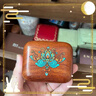 漢臻唐璽（HONZONTX）實木首飾盒高檔精致飾品耳環(huán)珠寶收納盒2025新款小型盒子生日禮物 萬柿勝意-緬甸花梨木首飾盒 曬單實拍圖