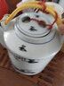 集雅斯茶杯陶瓷帶把水杯瓷杯杯瓷喝水瓷器杯瓷器茶碗家用杯子套裝茶具 260ML大杯 無(wú) 曬單實(shí)拍圖