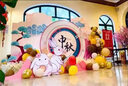 詩(shī)菲寇中秋節布置裝飾場(chǎng)景幼兒園商場(chǎng)公司活動(dòng)氛圍美陳背景墻kt展板定制 定制專(zhuān)拍 曬單實(shí)拍圖
