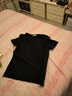 利郎 LESS IS MORE【冰萃無(wú)痕】T恤男冰感超細旦珠地短袖上衣黑色175 曬單實(shí)拍圖